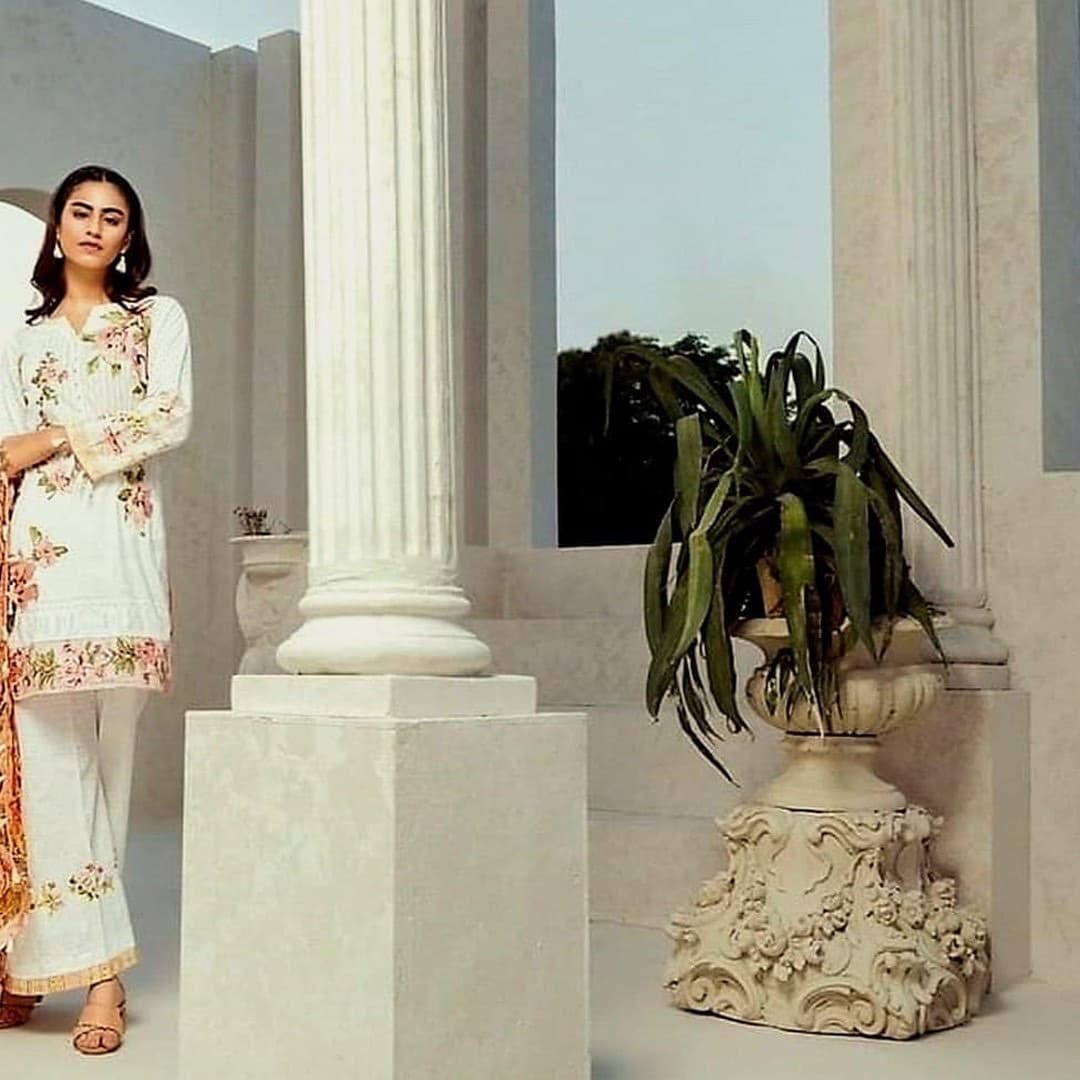 Classical columns and entrance: Modern Classical Feature