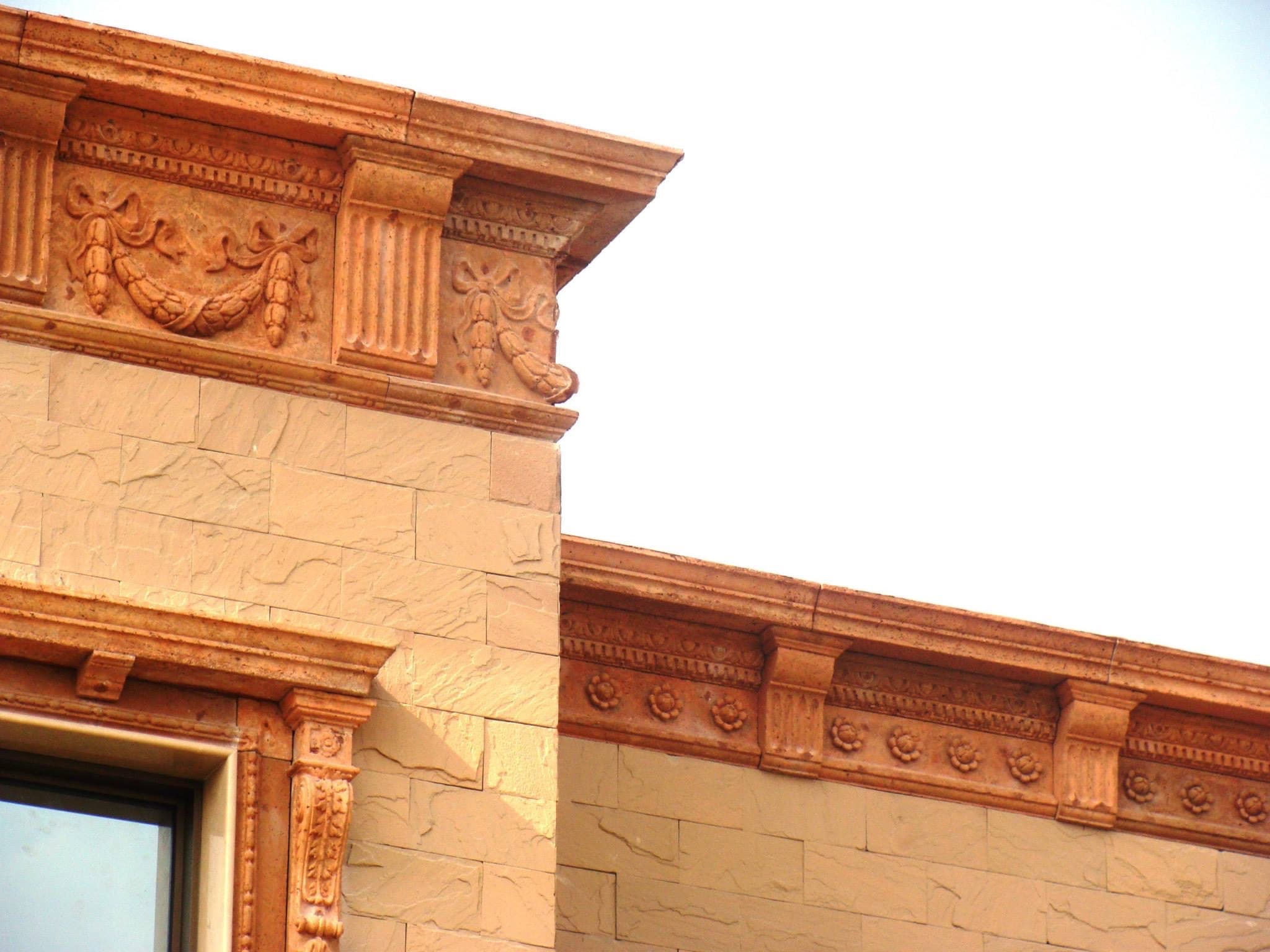 Classical facade ornament