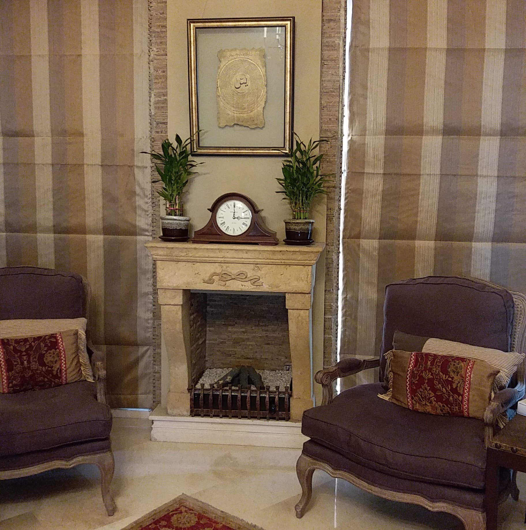 Carved fireplace surround: Mobile uploads