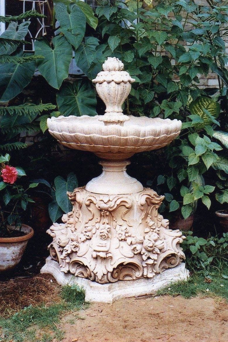 Classical stone fountain