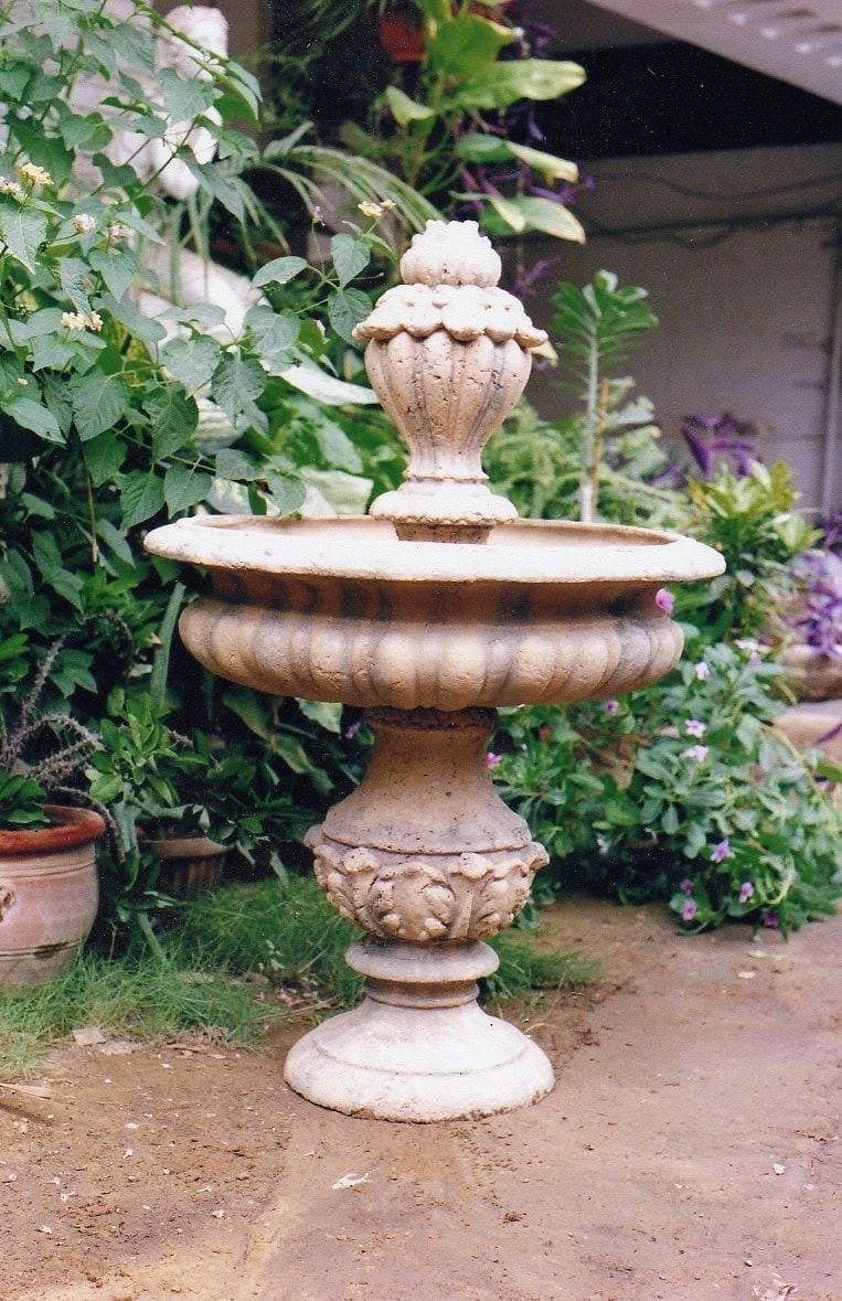Classical stone fountain