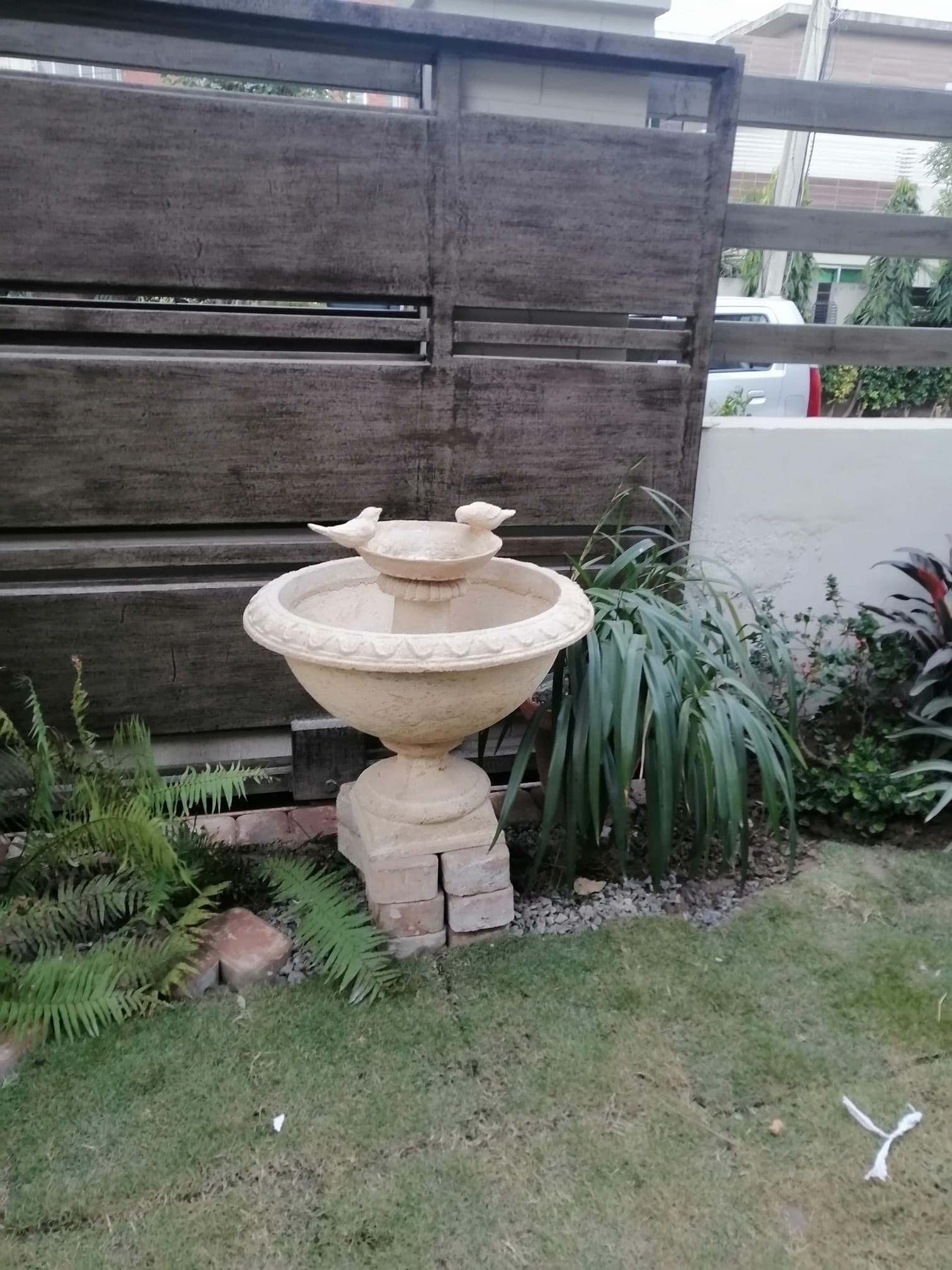 Stone garden piece: Mobile uploads