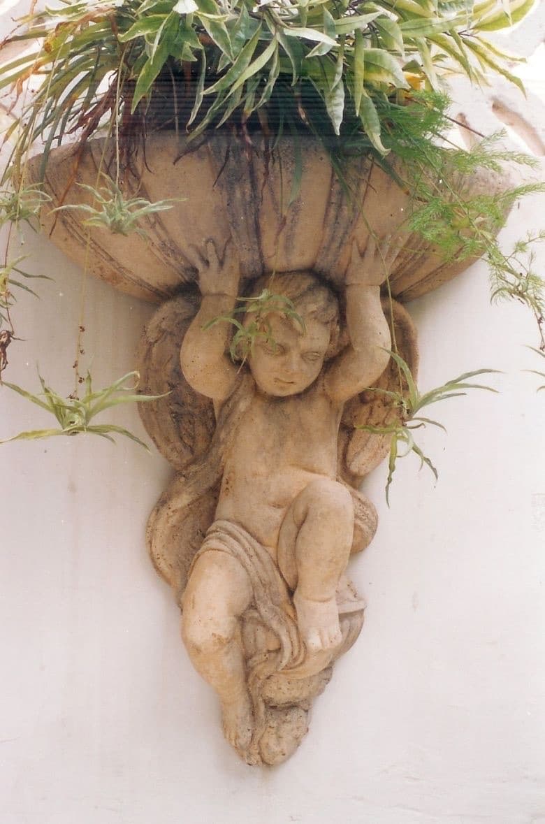 Stone garden piece