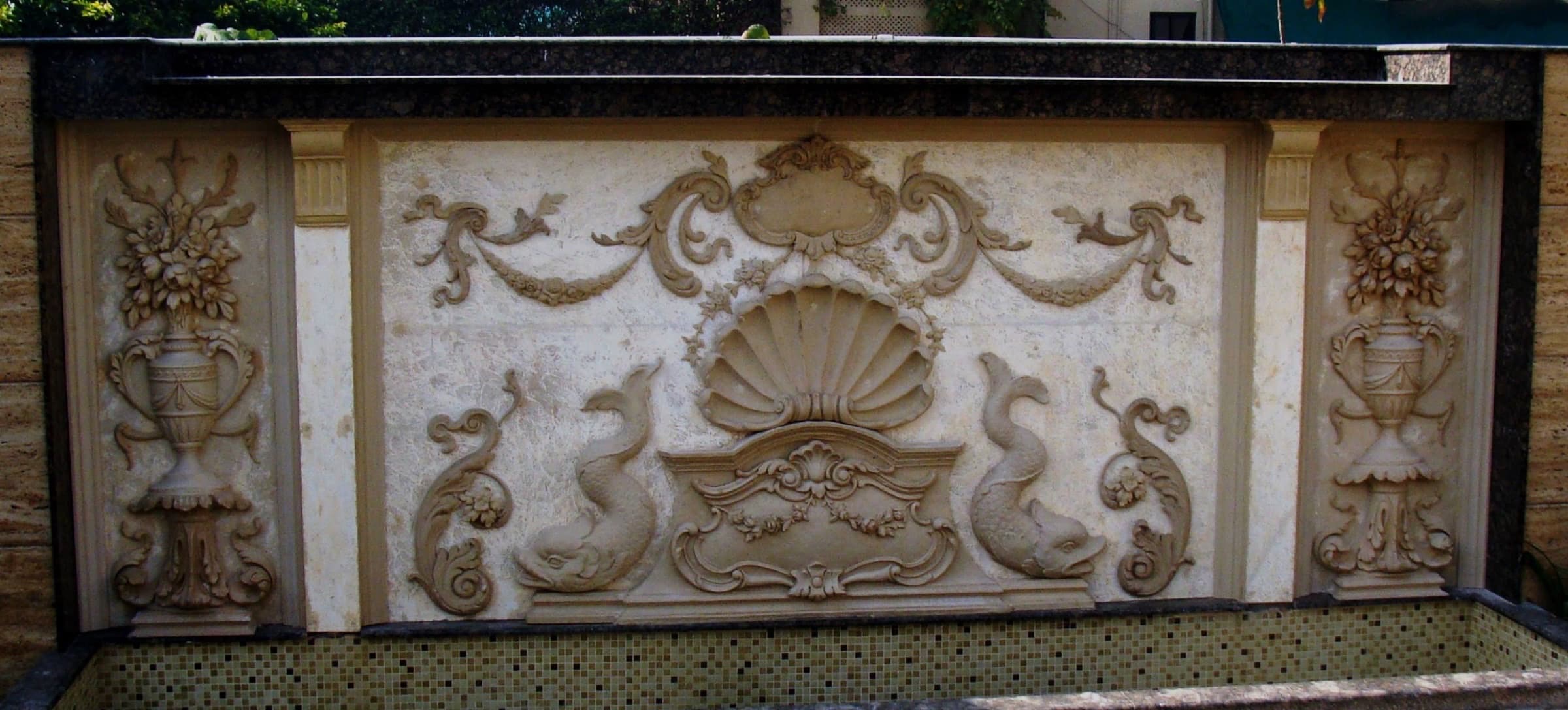 Plaster interior ornament