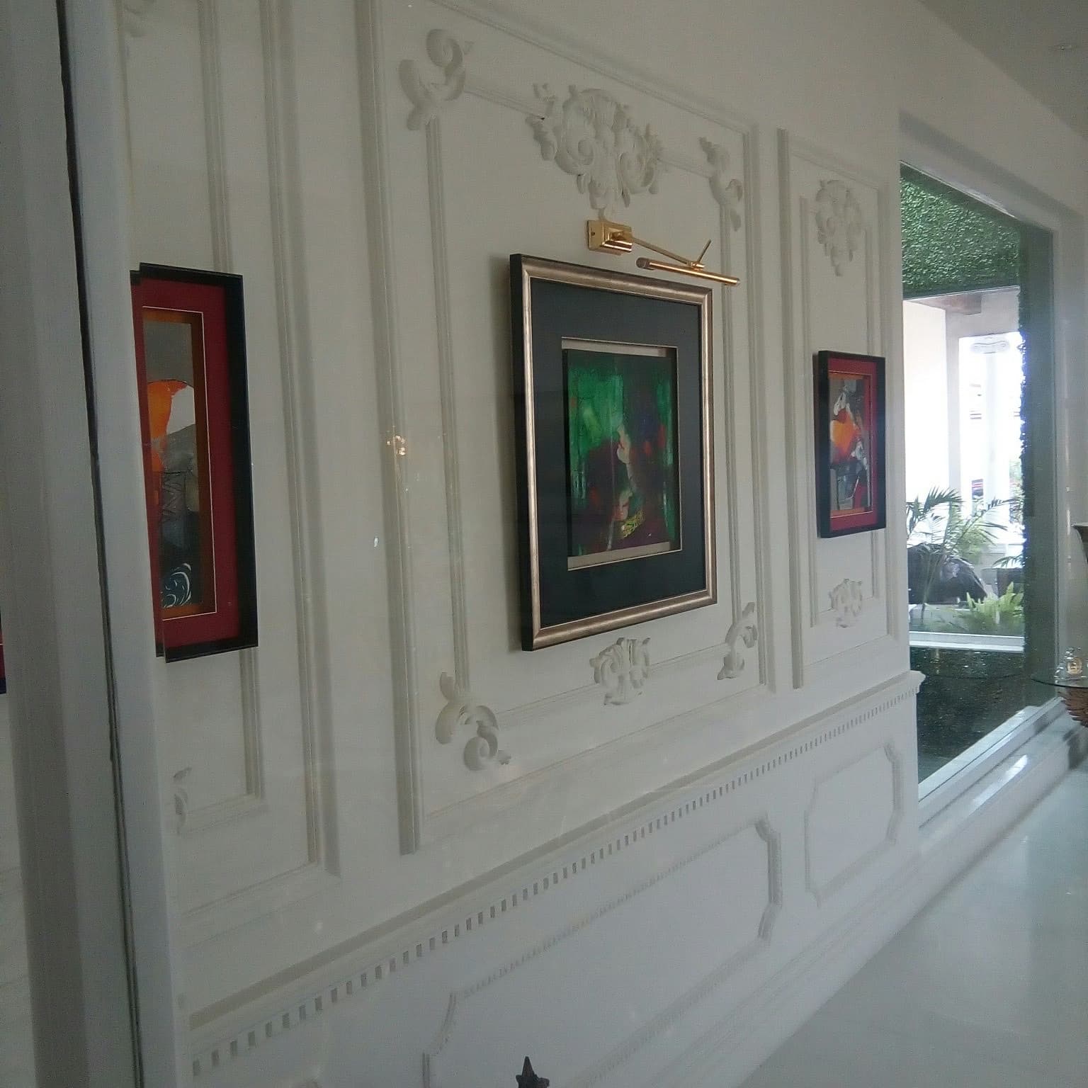 Plaster interior ornament