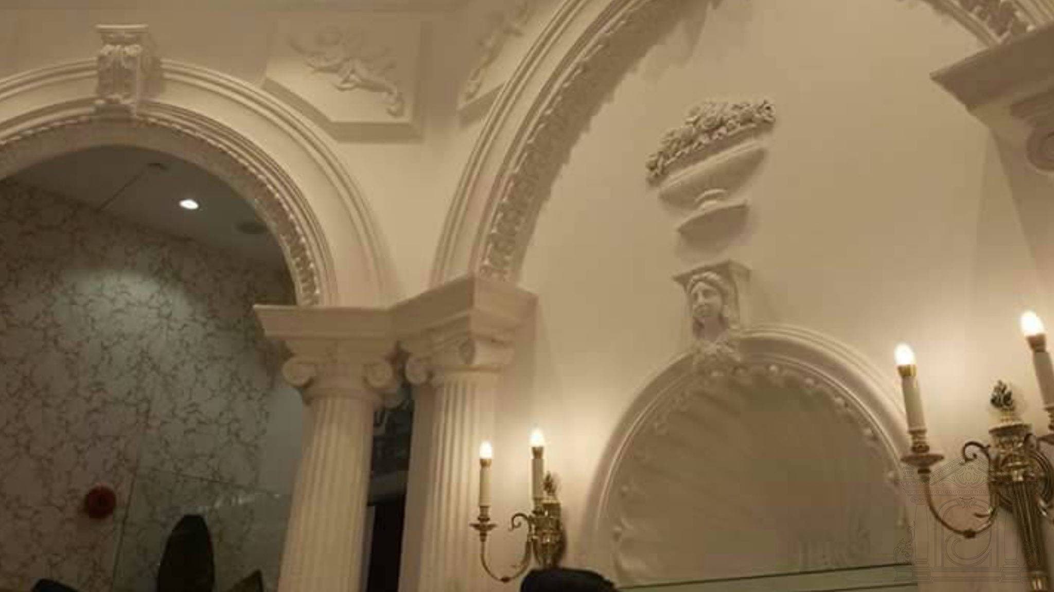 Plaster interior ornament
