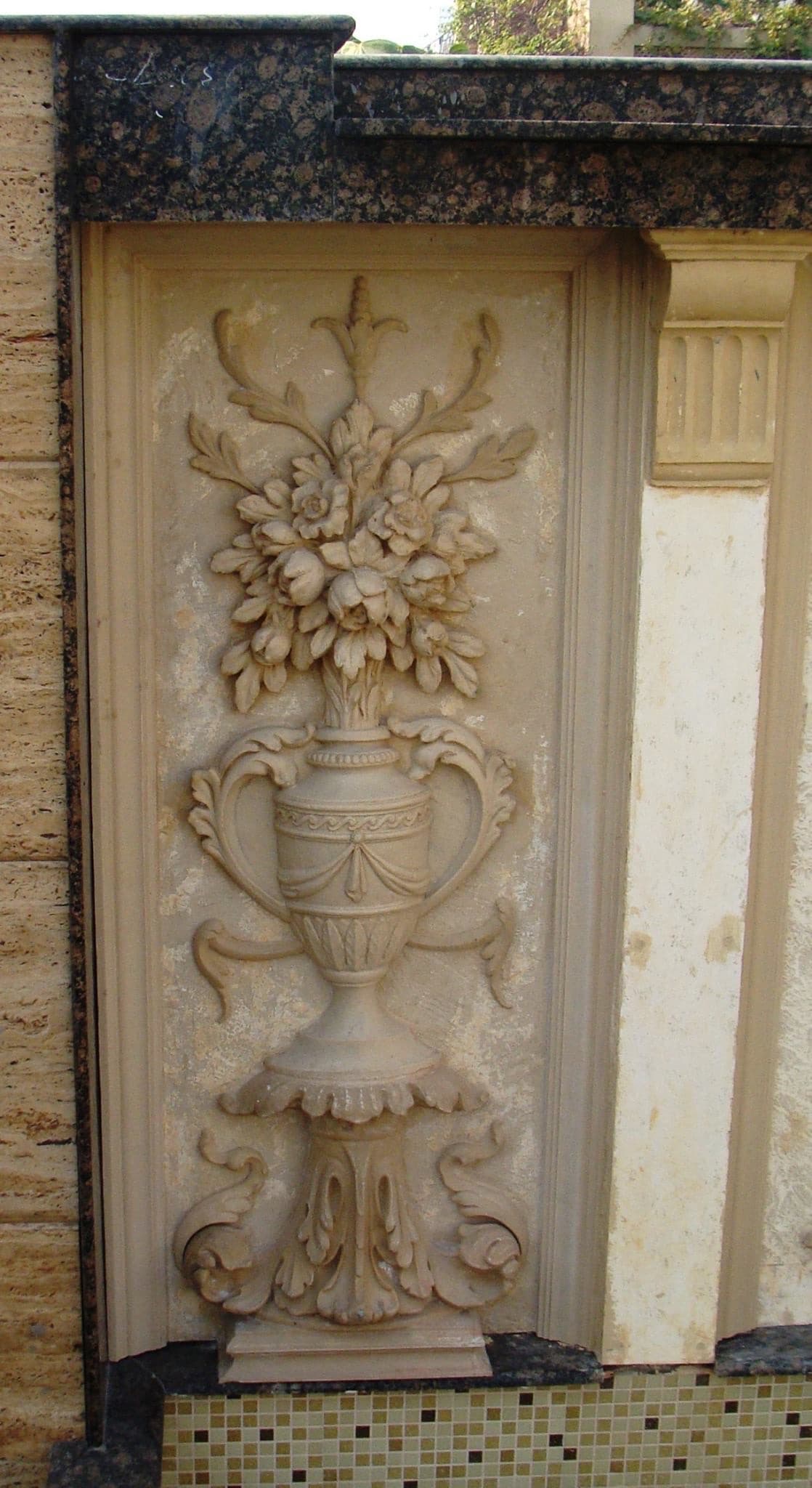 Plaster interior ornament