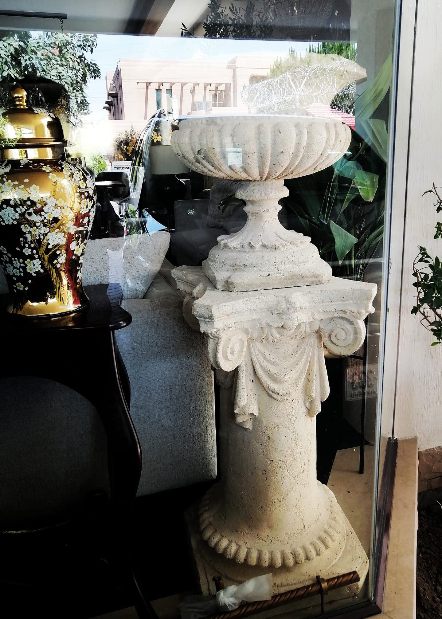 Classical urn planter: Mobile uploads