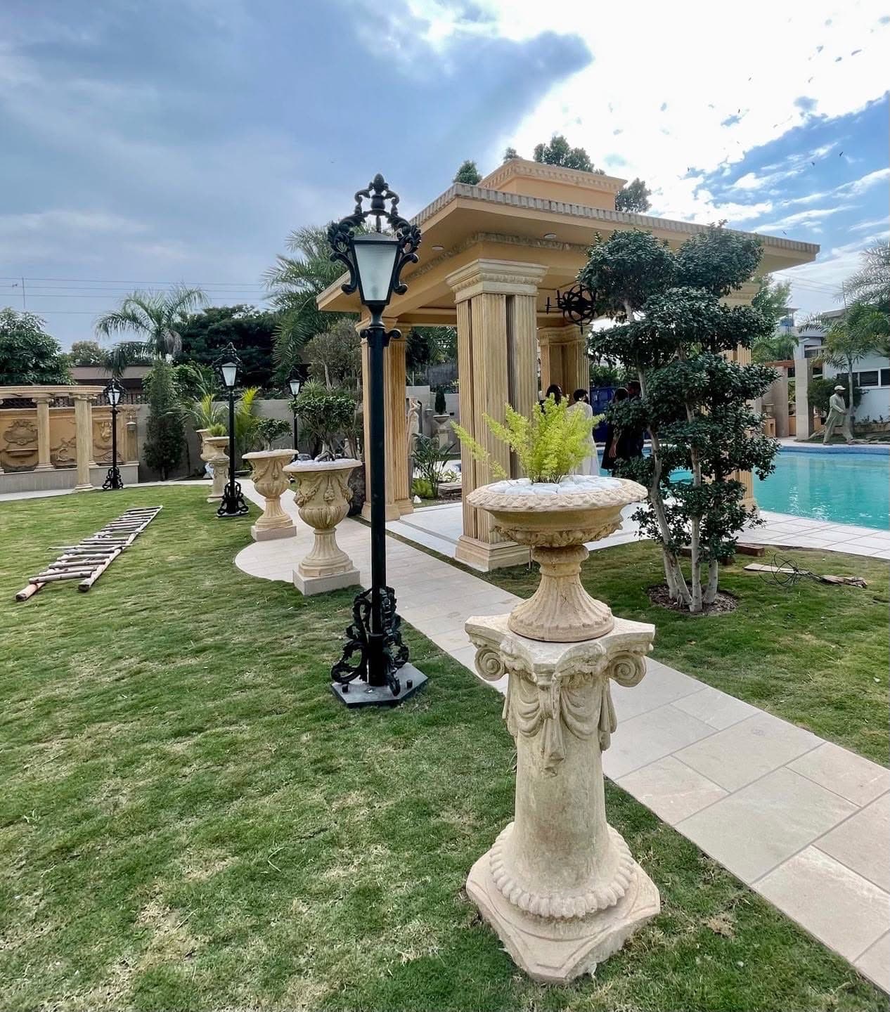 Classical urn planter: Project Recently Done with Arif Yazdani & Associates