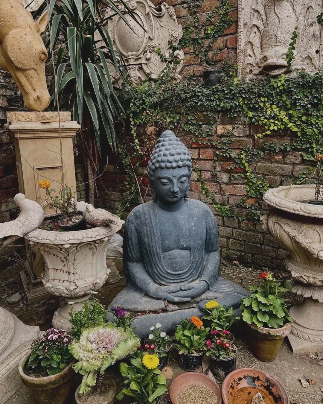 Sculpture by Shahid Hussain: Inner Peace is Just a Thought away
