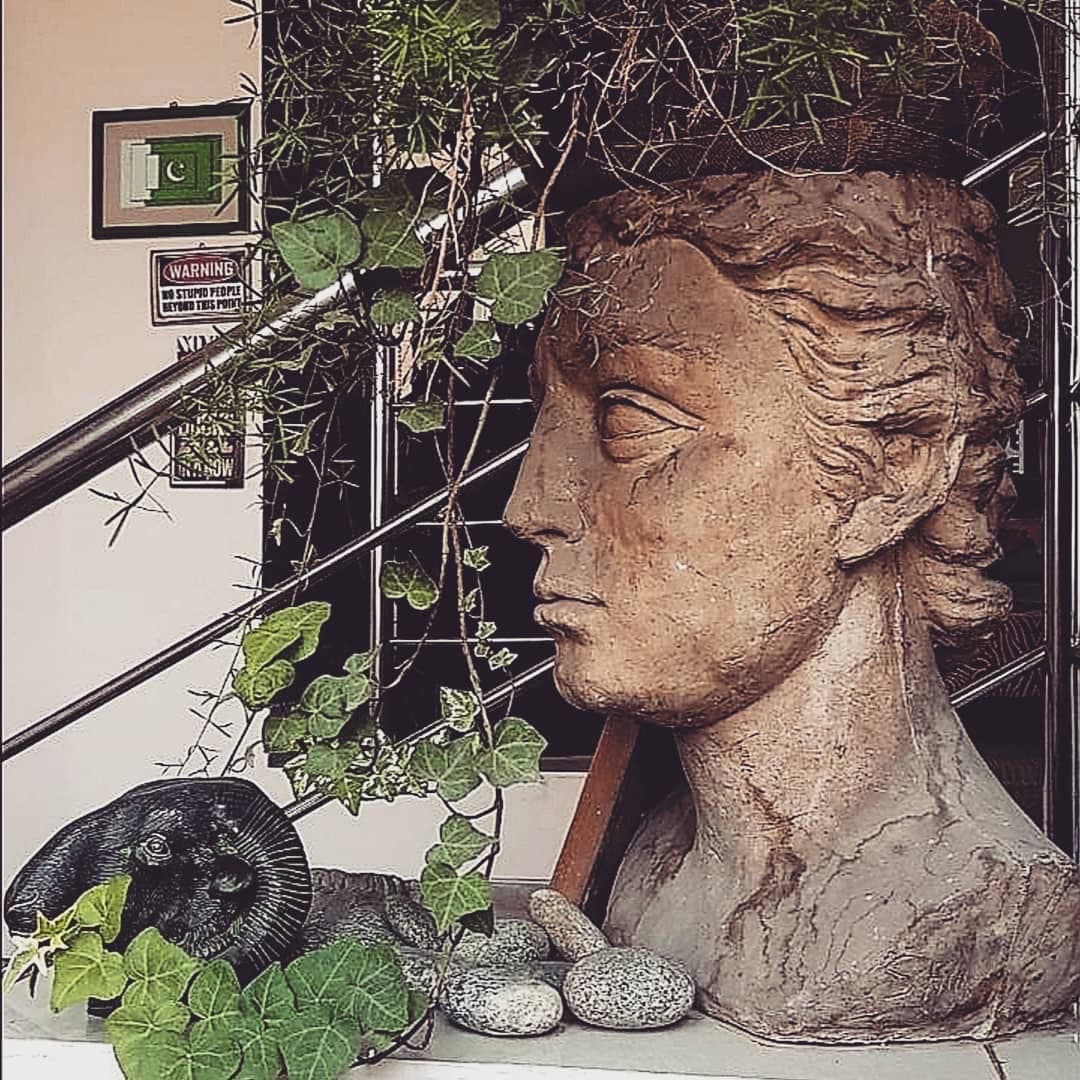 Sculpture by Shahid Hussain: Bust Planter