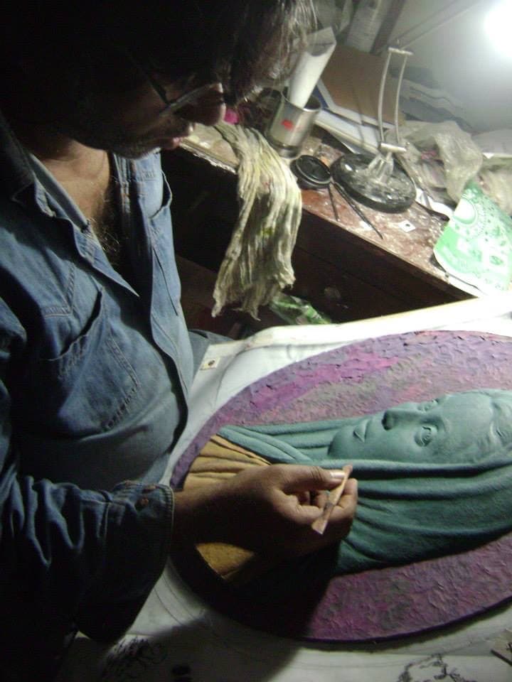 Sculpture by Shahid Hussain