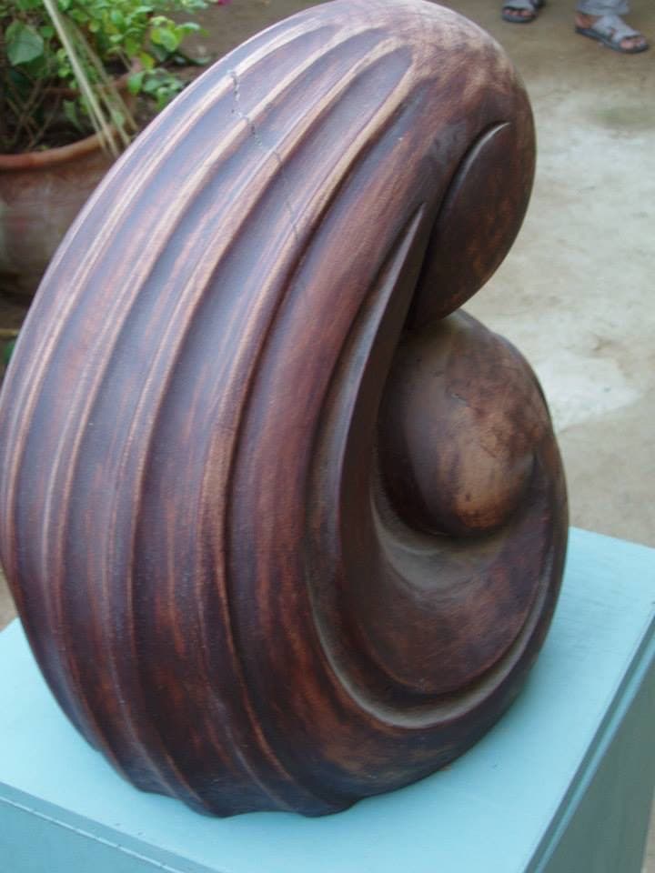 Sculpture by Shahid Hussain: Mother and Child Series
