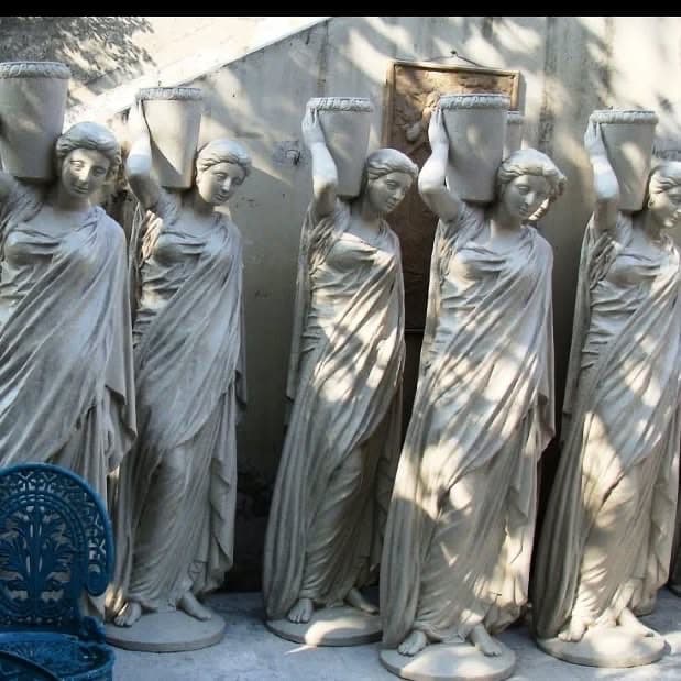 Sculpture by Shahid Hussain: Maidens