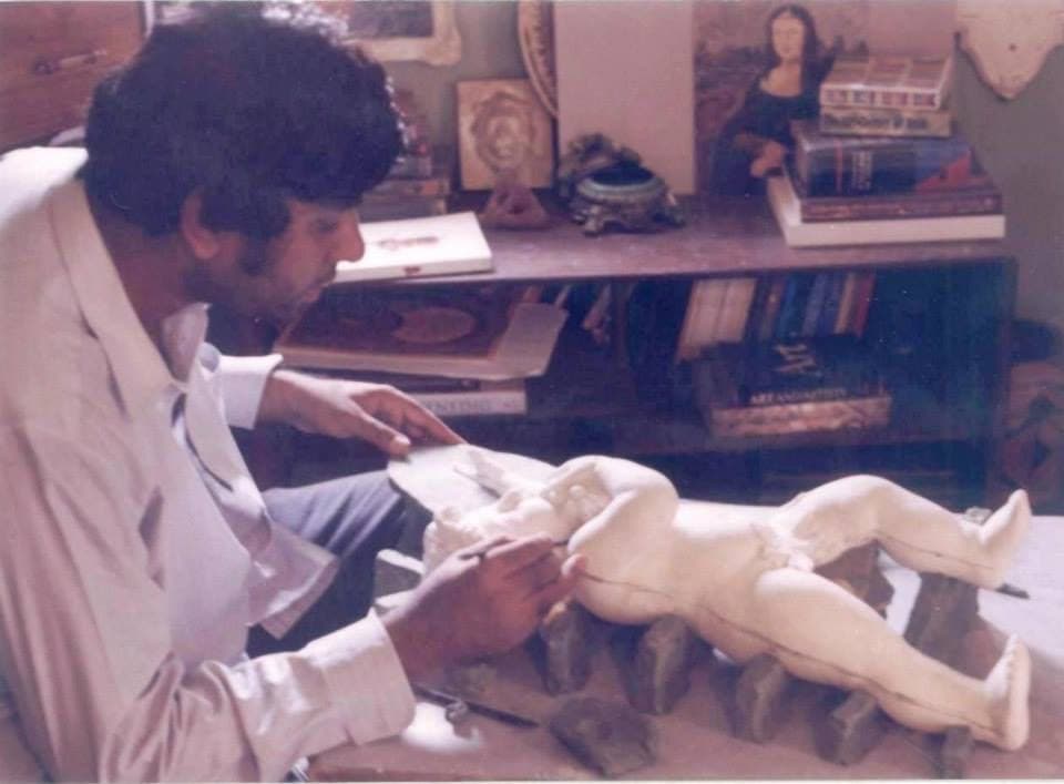 Archive photograph from the studio