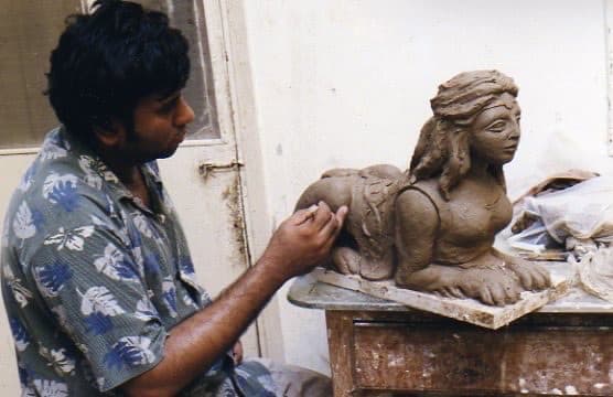 Archive photograph from the studio